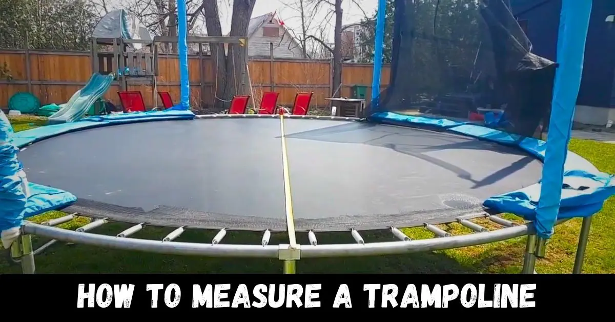 How to measure a trampoline - Guide