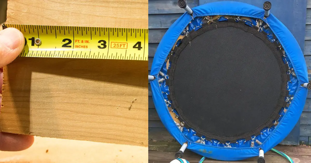How to measure a trampoline - Guide