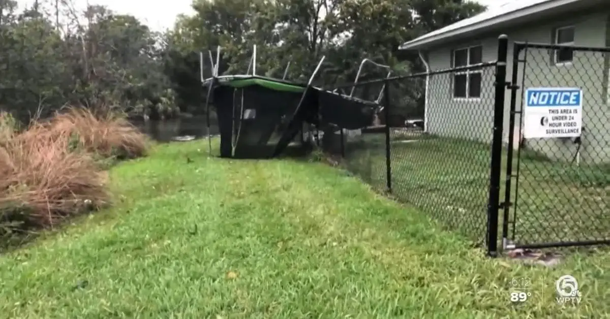 How Much Wind Will Lift a Trampoline