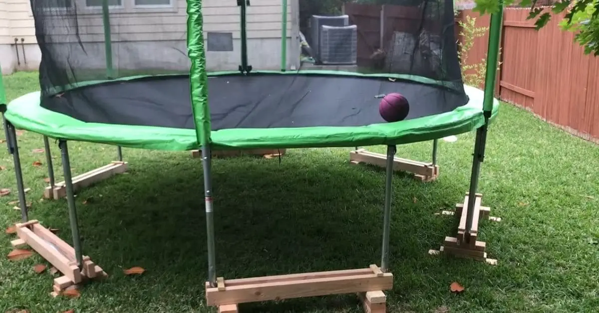 How to Level a Trampoline on a Slope
