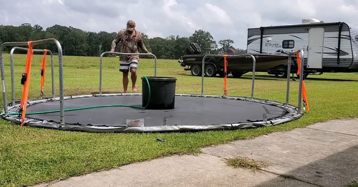 How to Secure a Trampoline in a Hurricane guide