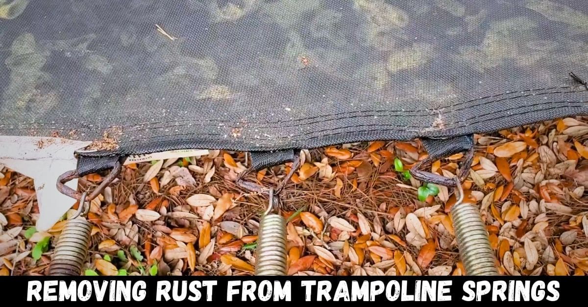 Removing Rust from Trampoline Springs